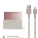 Докстанция Native Union Dock+ Lightning Stone/ Rose Gold (DOCK+-IP-CABLE-STO)